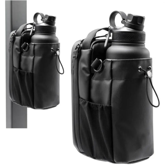 Magnetic Water Bottle Holder – Large Capacity Cup Bag for Gym, Camping & Outdoor Sports