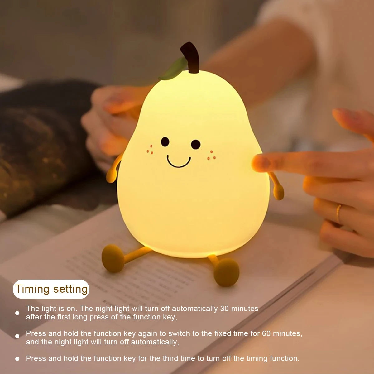 Cute Fruit LED Night Light