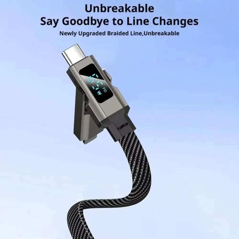 PowerMeter 65W 4-in-1 Keychain Cable