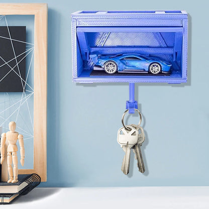 Car Key Fob Holder with Opening Door Garage
