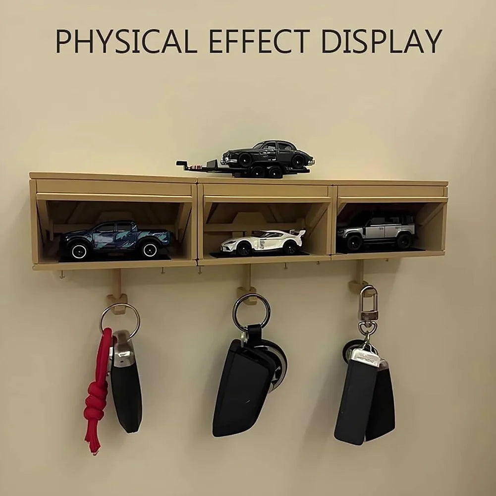 Car Key Fob Holder with Opening Door Garage