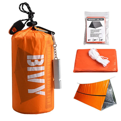 Ultimate Emergency Shelter Kit – Compact, Waterproof & Built for 2-Person Survival