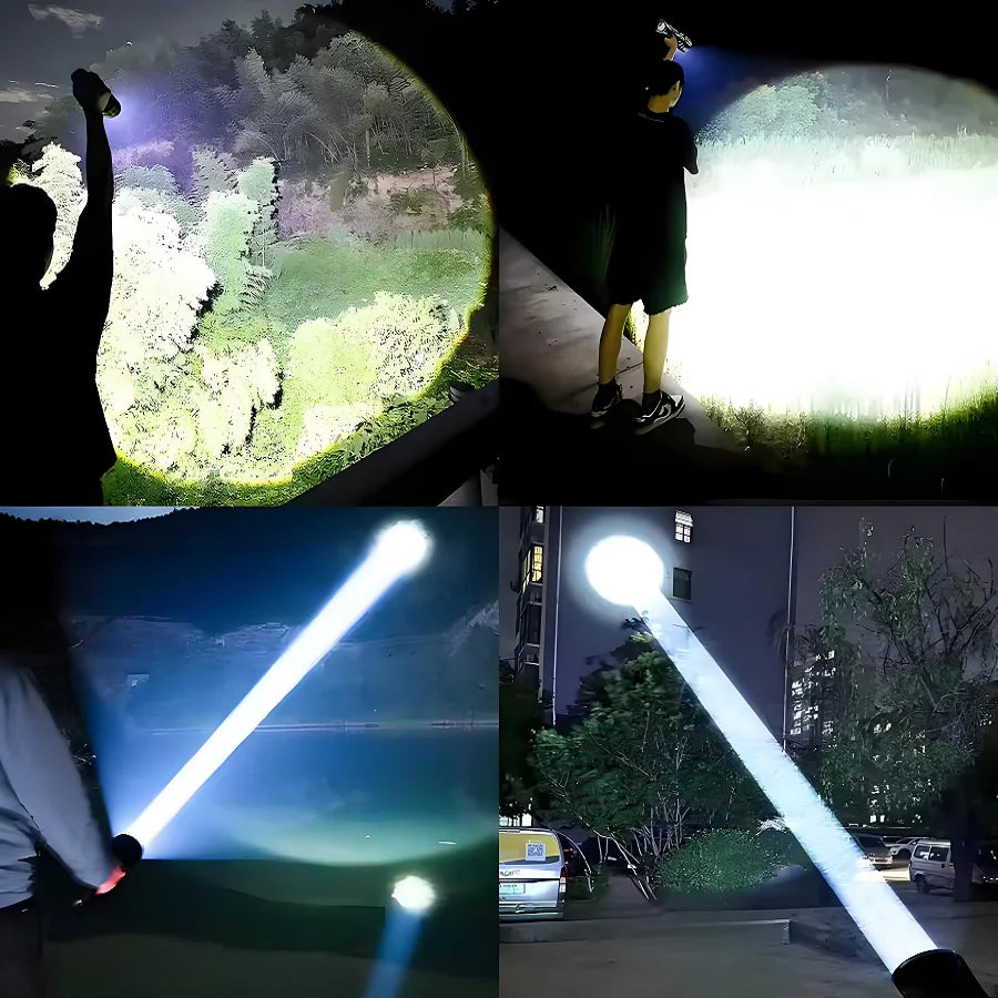 2025 Tactical LED Flashlight – Extreme Power, Built for Any Situation
