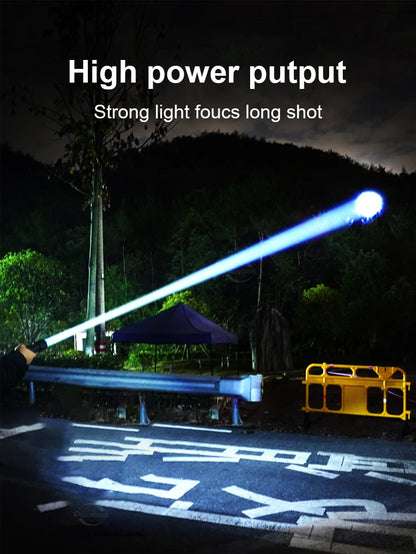 2025 Tactical LED Flashlight – Extreme Power, Built for Any Situation