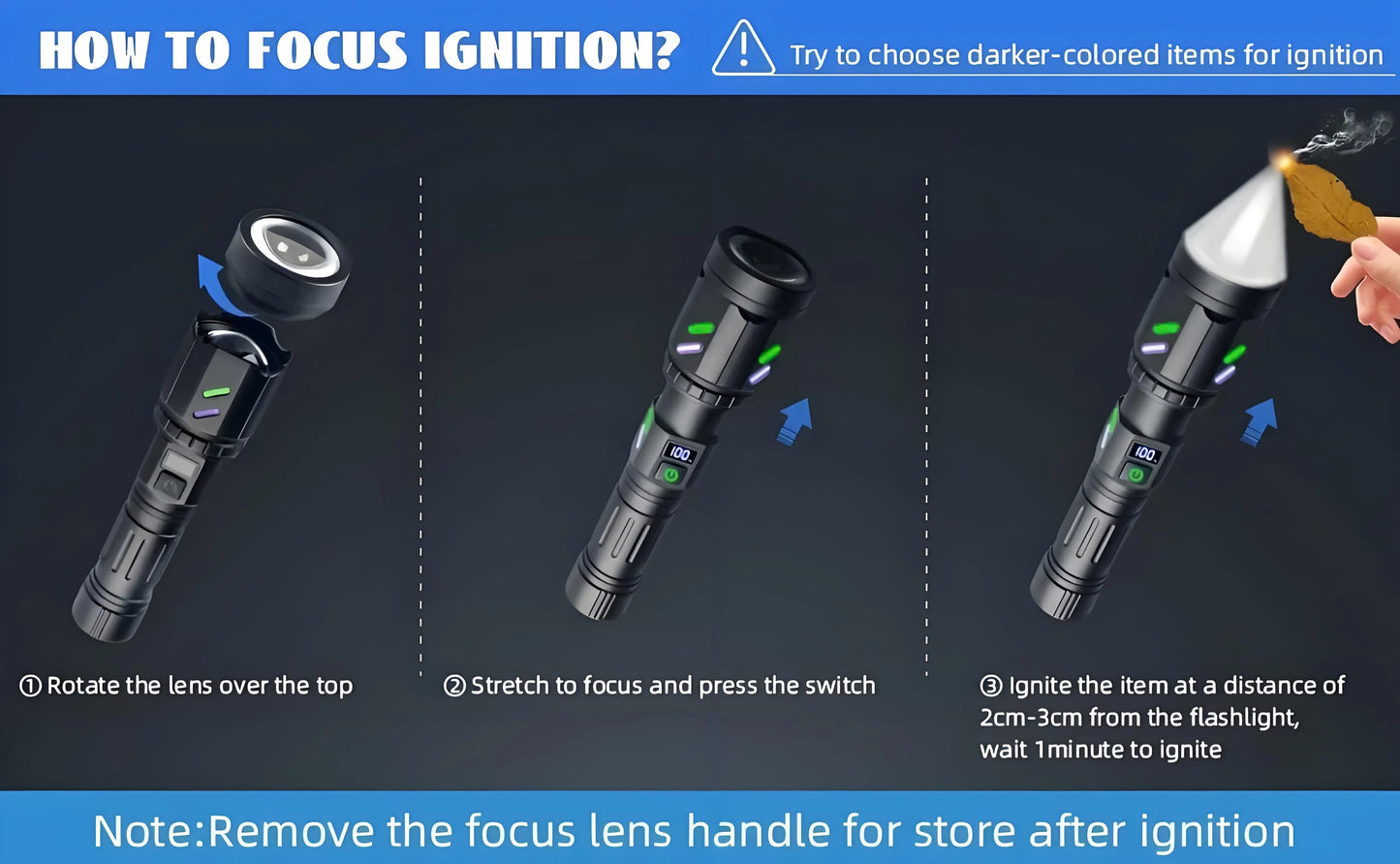 2025 Tactical LED Flashlight – Extreme Power, Built for Any Situation