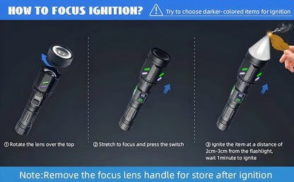 2025 Tactical LED Flashlight – Extreme Power, Built for Any Situation