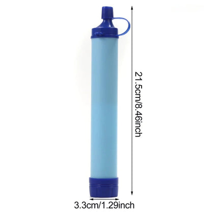 Emergency Water Filter Straw – Direct-Drink Survival Gear for Camping & Outdoor Use