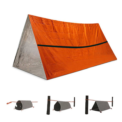Ultimate Emergency Shelter Kit – Compact, Waterproof & Built for 2-Person Survival
