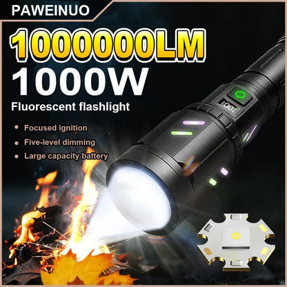 2025 Tactical LED Flashlight – Extreme Power, Built for Any Situation