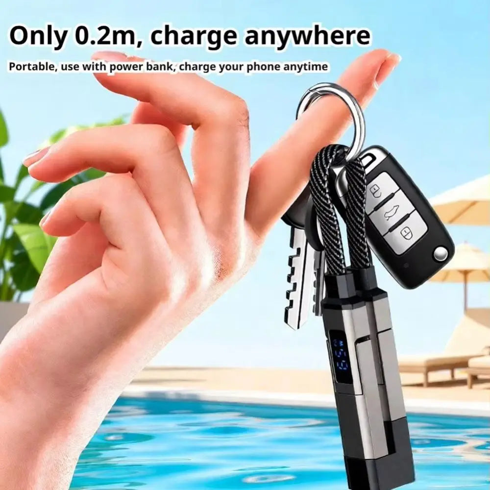 PowerMeter 65W 4-in-1 Keychain Cable