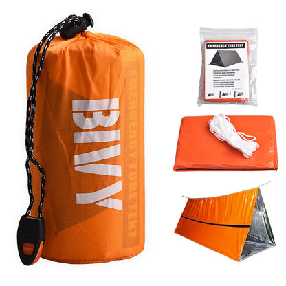 Ultimate Emergency Shelter Kit – Compact, Waterproof & Built for 2-Person Survival