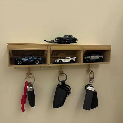 Car Key Fob Holder with Opening Door Garage