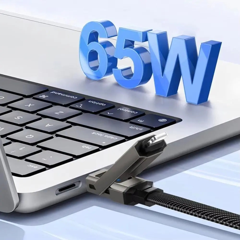 PowerMeter 65W 4-in-1 Keychain Cable