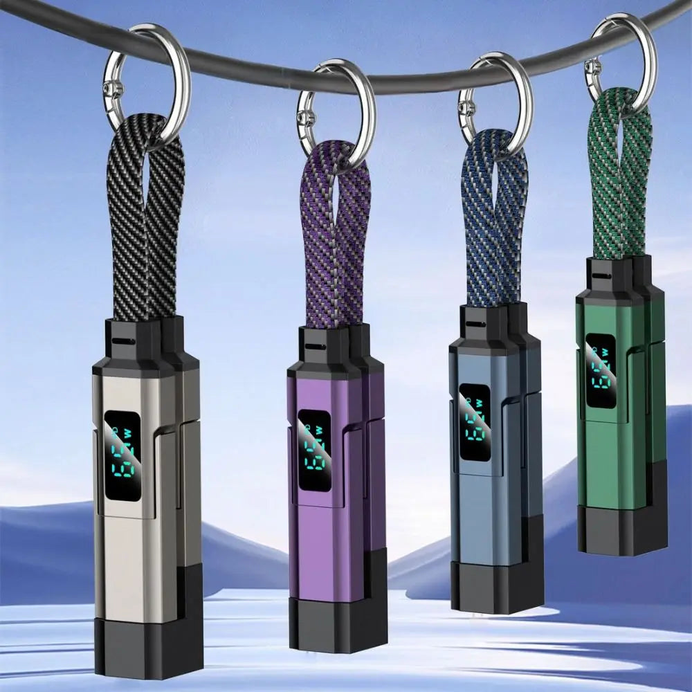 PowerMeter 65W 4-in-1 Keychain Cable