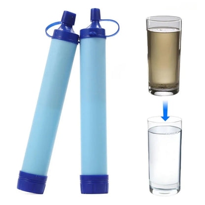 Emergency Water Filter Straw – Direct-Drink Survival Gear for Camping & Outdoor Use
