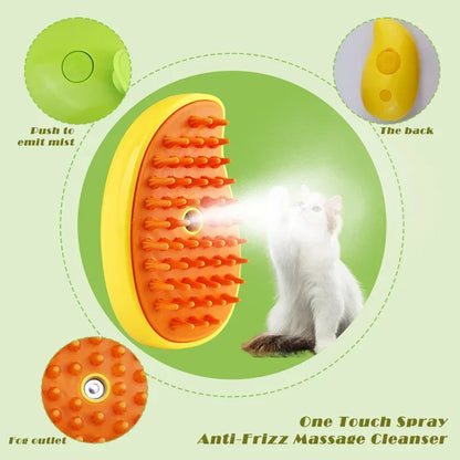 PawMist™ 4-in-1 Grooming Brush