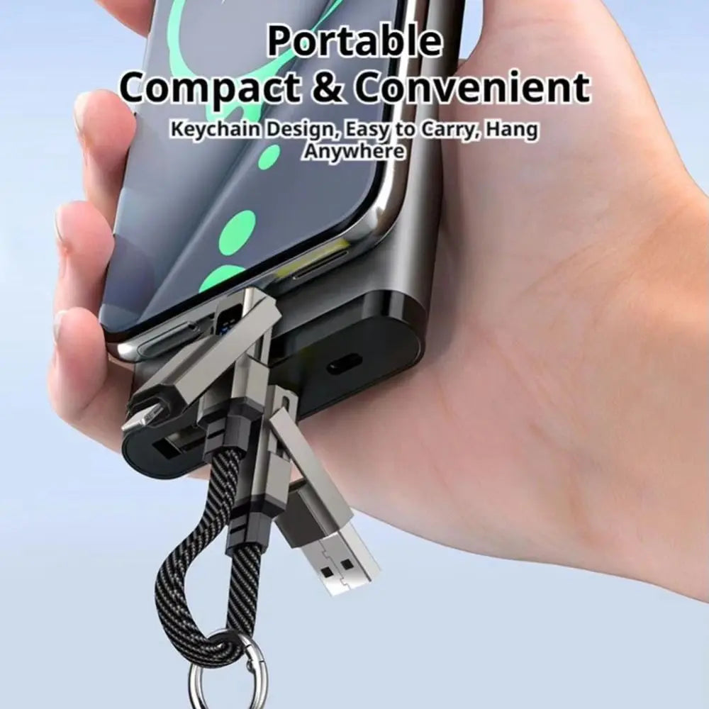PowerMeter 65W 4-in-1 Keychain Cable