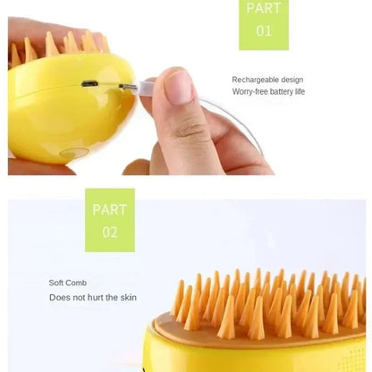PawMist™ 4-in-1 Grooming Brush