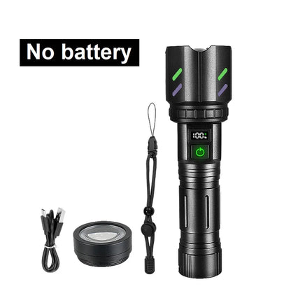2025 Tactical LED Flashlight – Extreme Power, Built for Any Situation