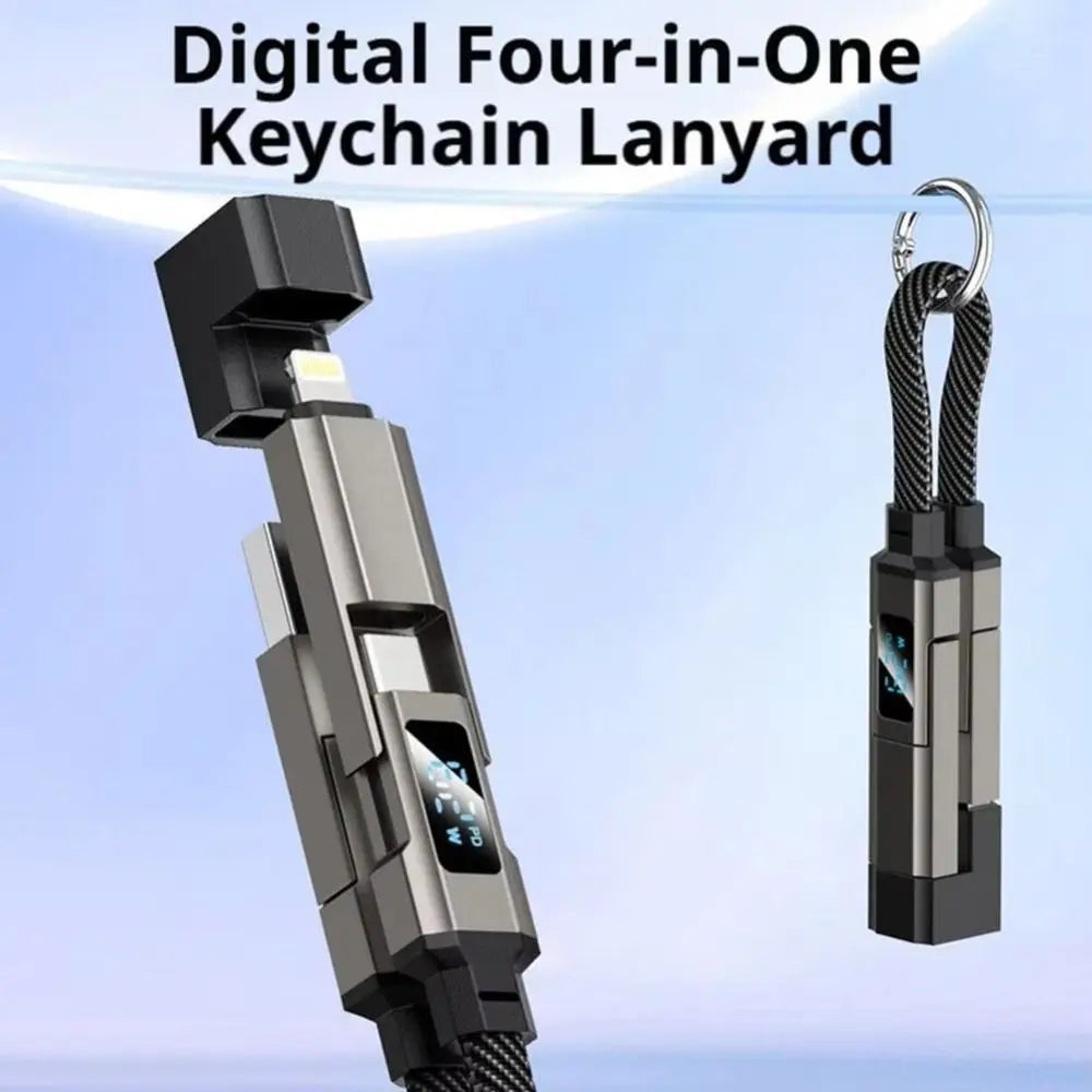 PowerMeter 65W 4-in-1 Keychain Cable